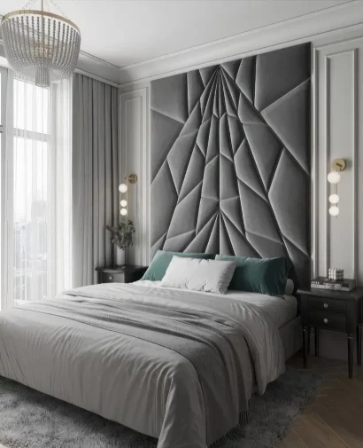 Headboard wall design nikachoob