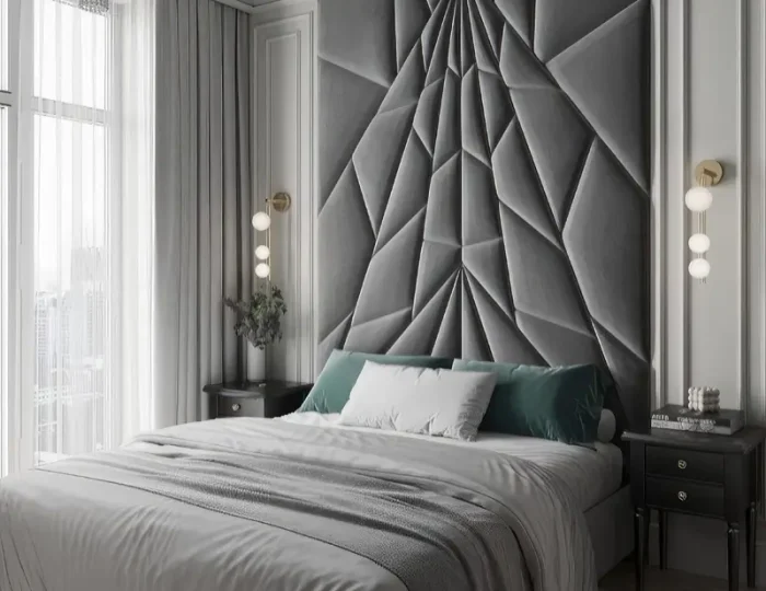 Headboard wall design nikachoob